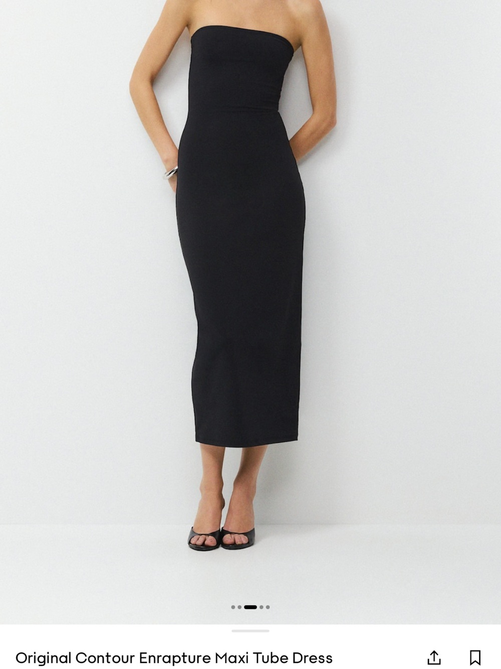 Aritzia Contour Maxi Tube Dress (Heather Grey)